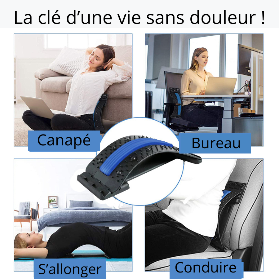 Civière pour le soulagement lombaire