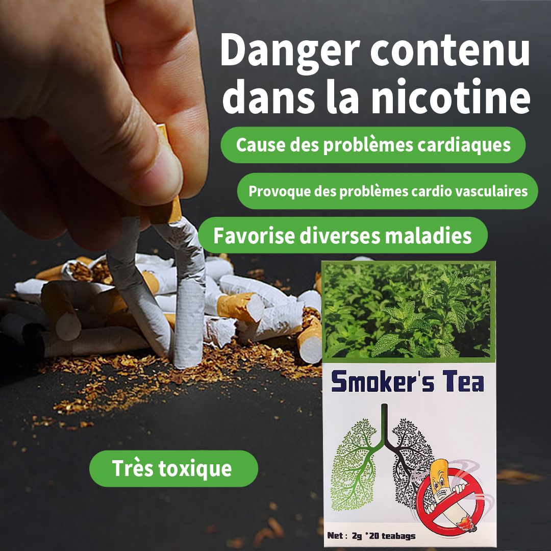 Thé Anti-tabac pour arrêter de fumée