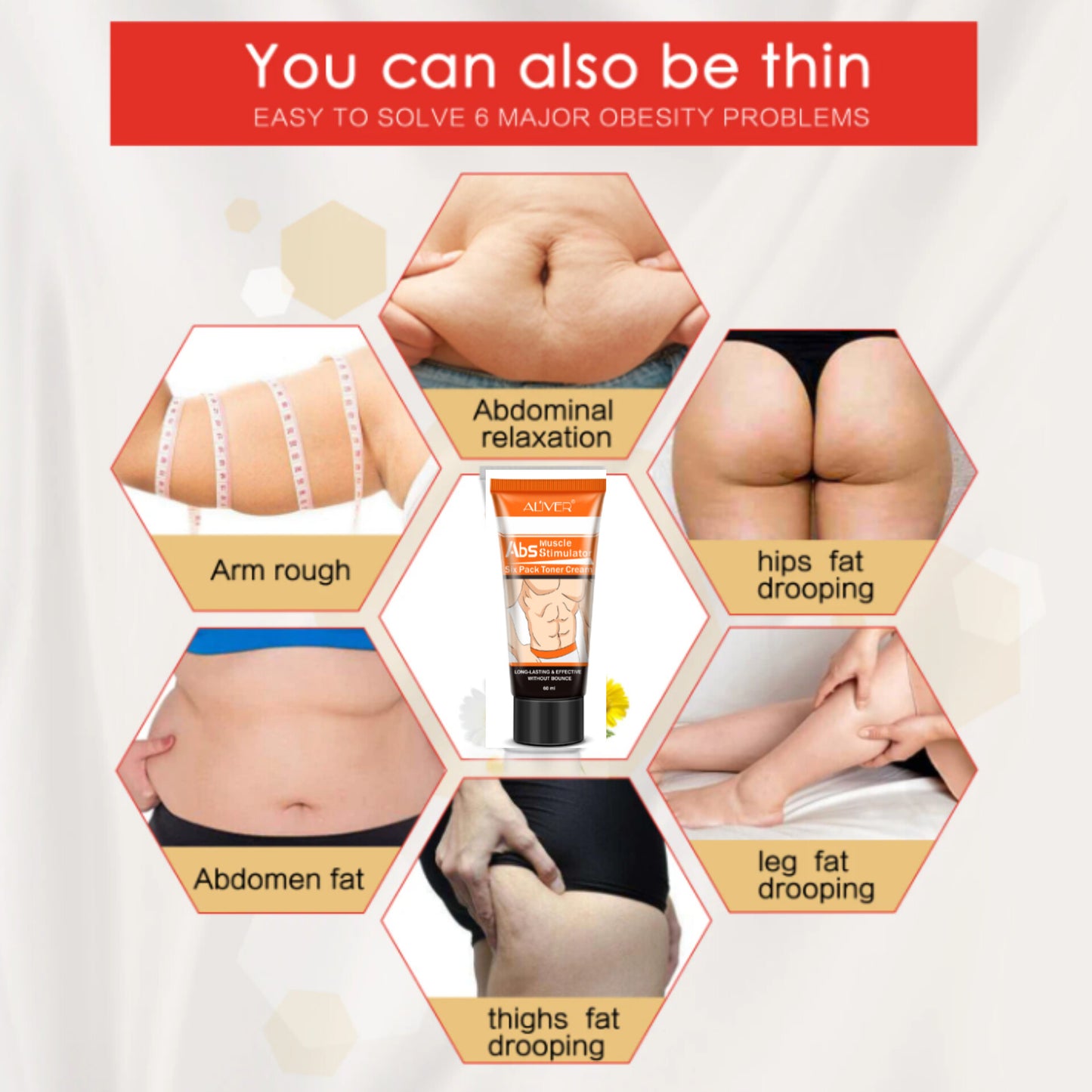 Crème amincissante pour le corps